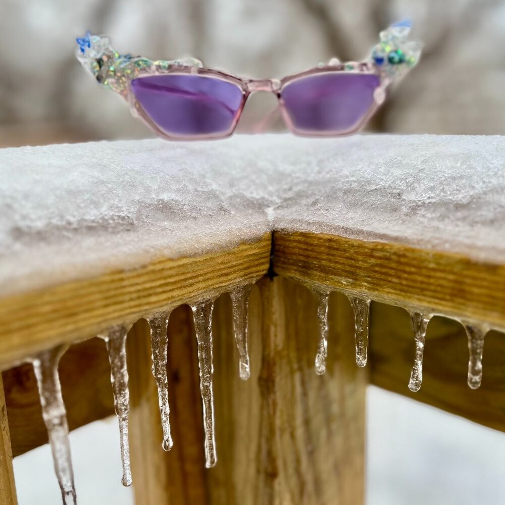 Pastel Galaxy Cat Eye Sunglasses by Drip Creations